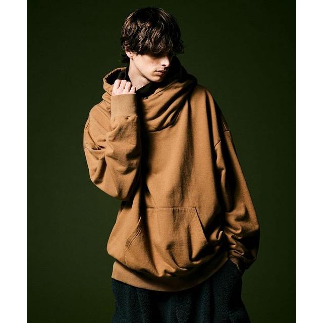 glamb グラム GB0323/CS16 : Drape Neck Hoodie パーカー シンプル 