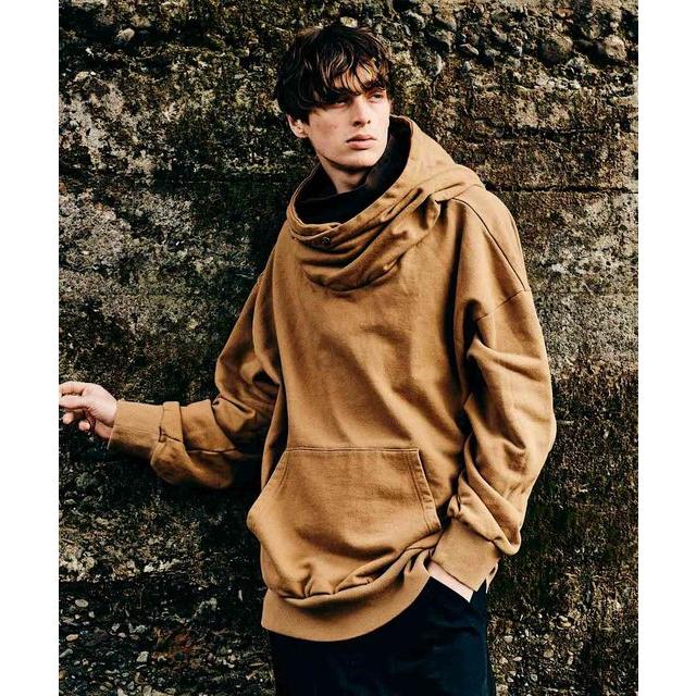 glamb グラム GB0323/CS16 : Drape Neck Hoodie パーカー
