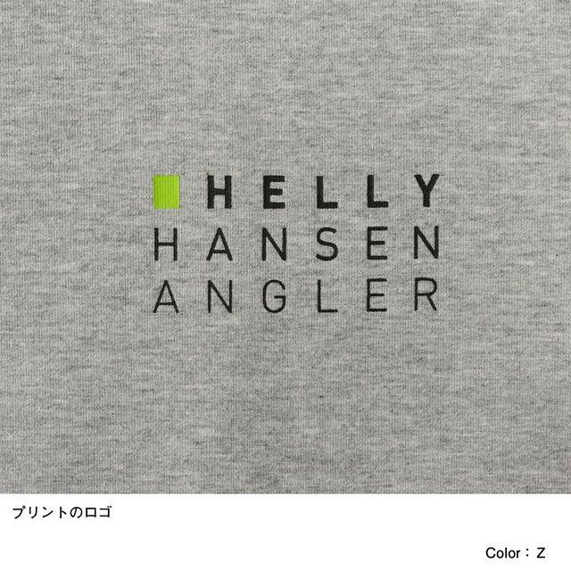 ヘリーハンセン HELLY HANSEN ロングスリーブ HHアングラーロゴティー L/S HHAngler Logo Tee ロンT 長袖 抗菌 防臭 新品 正規品 メンズ アウトドア マリーン｜faithstore2017｜09