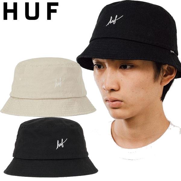 好評 Huf 黒 バケットハット ハット