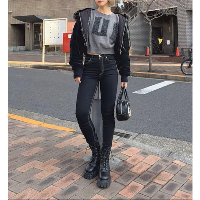 GYDA（ジェイダ） ハイウエスト スキニーデニム レディース パンツ