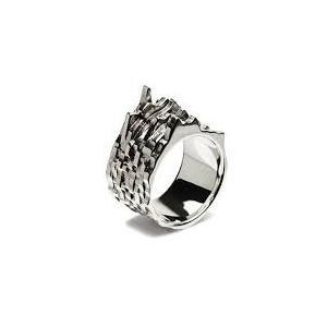 セール JAM HOME MADE 3D XZ RING L 指輪 シルバー925 幅13mm メンズ J17SRI2 正規品_1