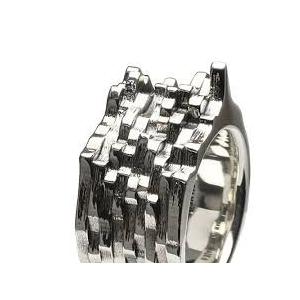 セール JAM HOME MADE 3D XZ RING L 指輪 シルバー925 幅13mm メンズ J17SRI2 正規品_5