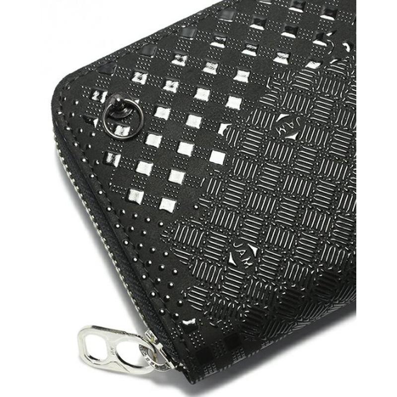 ジャムホームメイド 印伝コラボ　長財布 JAM HOME MADE ジャムホームメイド NUMBER(N)INE BRAIDING ZIP