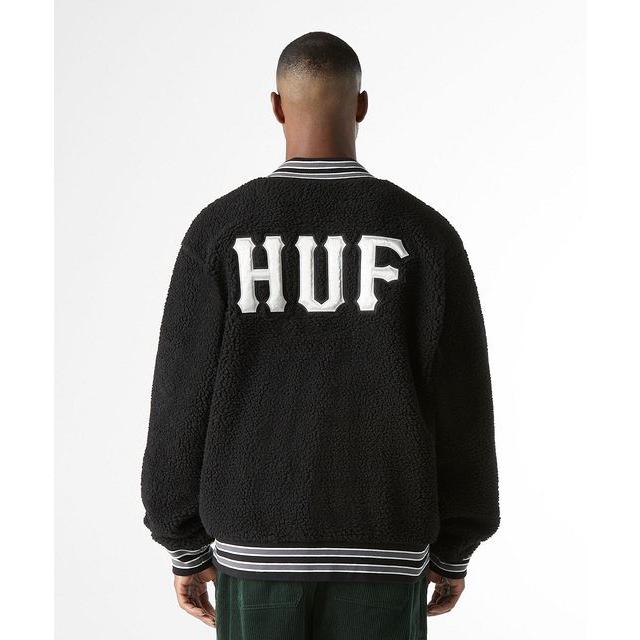 ☆セール SALE☆ ハフ HUF SHERPA VARSITY JACKET スタジャン フリース 