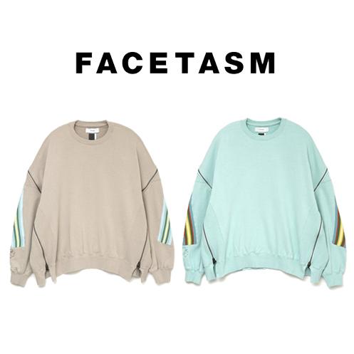 FACETASM（ファセッタズム） FACETASM ZIPPER RIB SWEAT (JOO-SW-U02