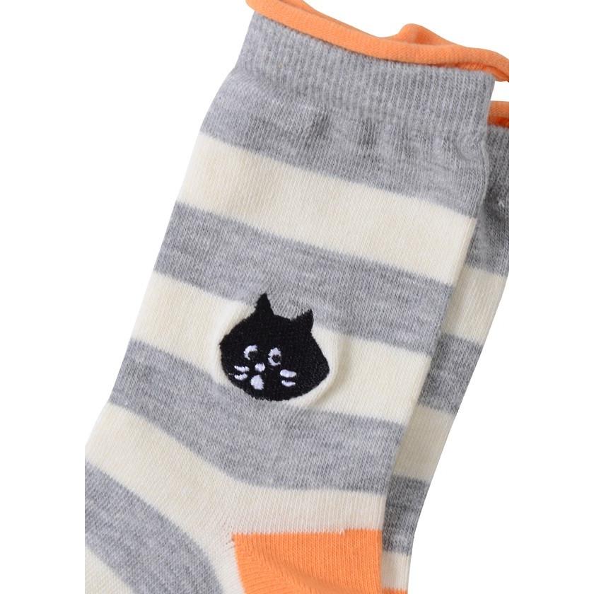 にゃー Ne Net ネ ネット ビッグ ボーダー にゃー ソックス 靴下 インパクト 総柄 クルー丈 猫 ネコ ブランド メンズ レディース ユニセックス ブランド Ny01ai081 Grn Faithstore 通販 Yahoo ショッピング