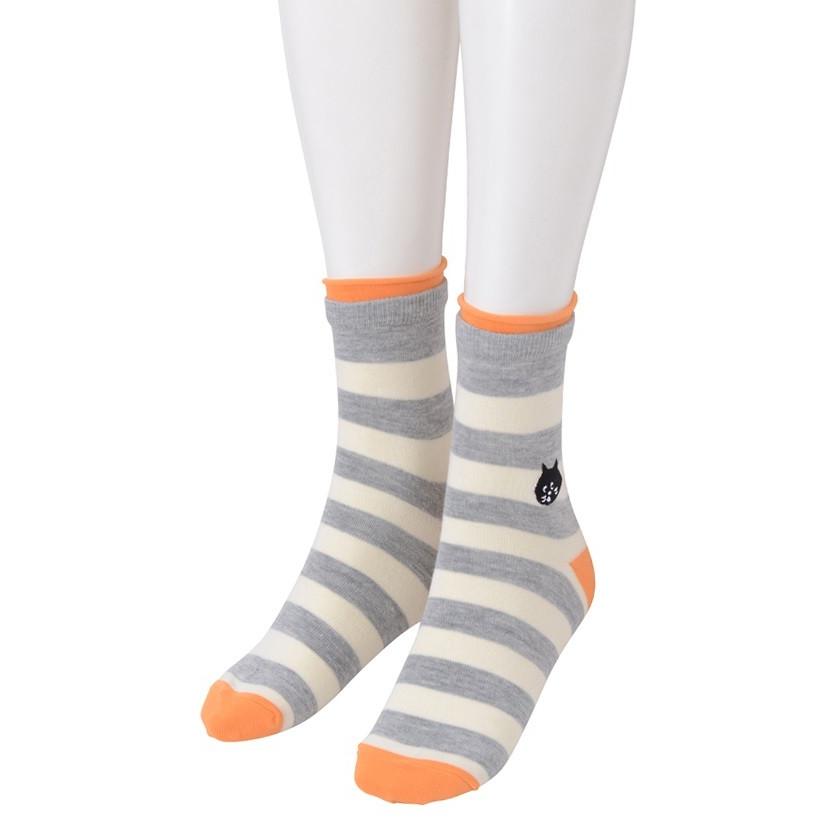 にゃー Ne Net ネ ネット ビッグ ボーダー にゃー ソックス 靴下 インパクト 総柄 クルー丈 猫 ネコ ブランド メンズ レディース ユニセックス ブランド Ny01ai081 Grn Faithstore 通販 Yahoo ショッピング