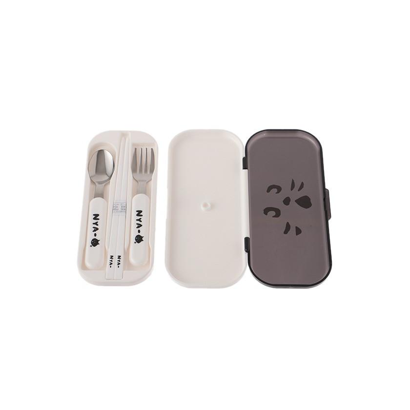 新品】Ne-net にゃー ランチボックス&カトラリーセット お弁当箱