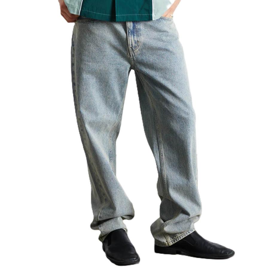 HUF（ハフ） メンズ バギーパンツ ワイドパンツ デニムパンツ ジーンズ 