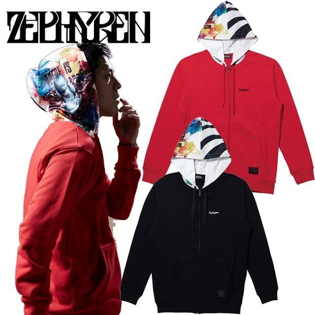 ゼファレン Zephyren HOOD GRAPHIC PARKA フードグラフィック パーカー