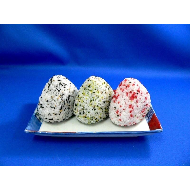 おにぎり(青菜・梅干・ひじき) 食品サンプル | 