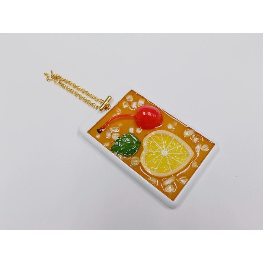 レモンティー（レモンハート） パスケース（バッグチャーム付） icedlemonteaheartshapedlemonslice