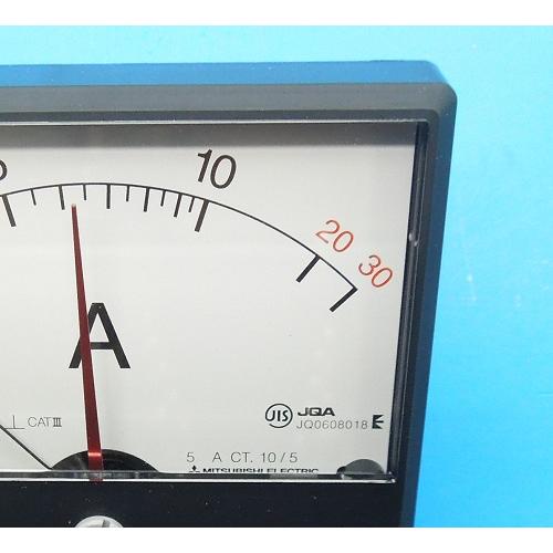 驚きの価格YS-8NAA 0-10-30A 10 交流電流計 5A 三菱電機 BR 未使用品