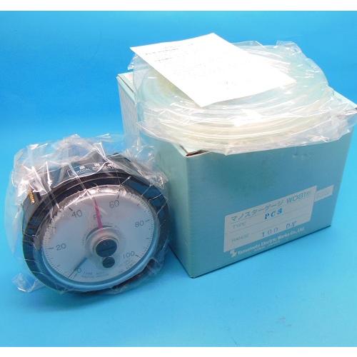 WO81PCS-100DV　マノスターゲージ　山本電機製作所　未使用品