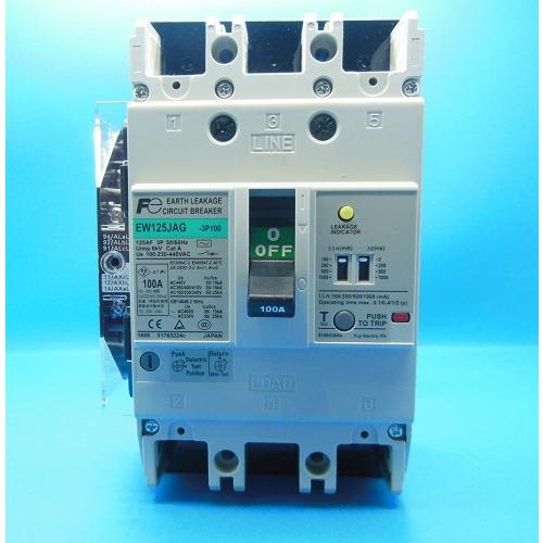 EW125JAG-3P100KX WKA　漏電遮断機　富士電機　ランクS中古品_1