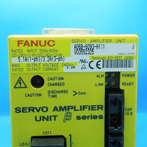 A06B-6093-H111　サーボアンプユニット　FANUC　ランクB中古品