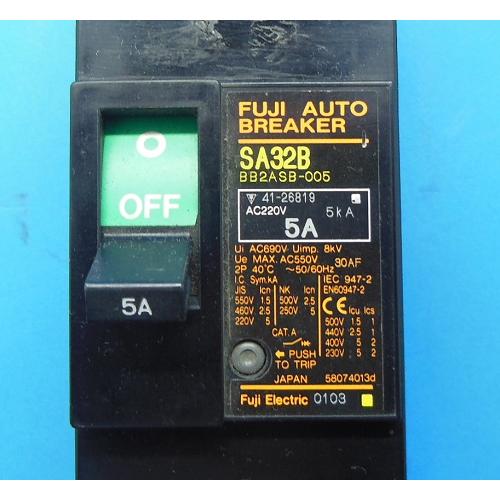 SA32B-2P005 オートブレーカ 富士電機 ランクB中古品 : FA機器のワイデン ヤフー店 - 通販 - Yahoo!ショッピング