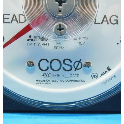LP-110NPFU 3P3W 0.5-1-0.5 60Hz 力率計 三菱電機 ランクS中古品 : FA
