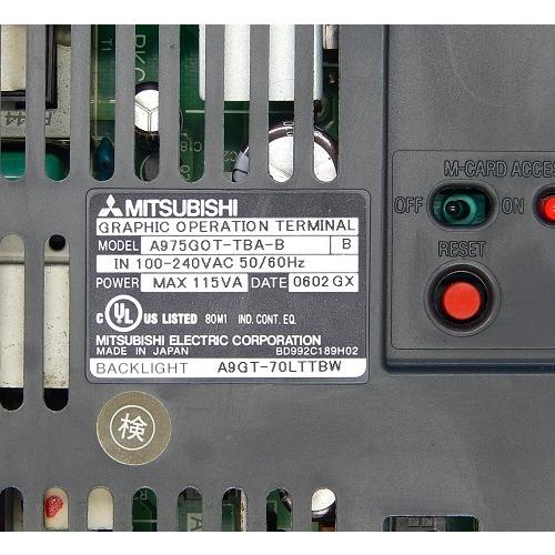 A975GOT-TBA-B タッチパネルGOT-A900 三菱電機 ランクB中古品 A975GOT-TBA-B タッチパネルGOT-A900 三菱電機 ランクB中古品