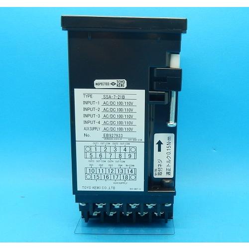 SSA-7-21B 電子式故障表示器 東洋計器 ランクS中古品 : FA機器の