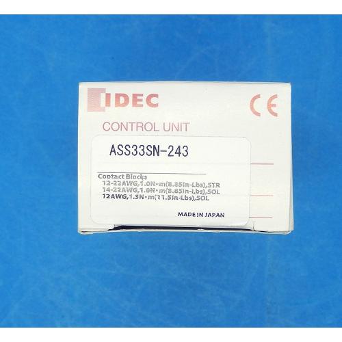 ASS33SN-243 30Φ・3ノッチセレクタスイッチ IDEC 未使用品 : FA ASS33SN-243 30Φ・3ノッチセレクタスイッチ IDEC 未使用品 : FA