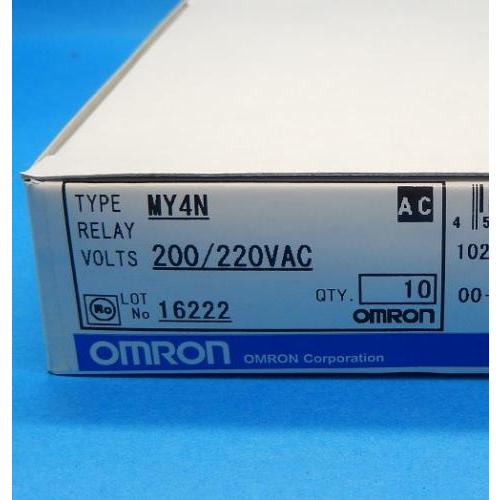 MY4N(10個入) AC200/220V ミニパワーリレー オムロン 未使用品 MY4N(10個入) AC200/220V ミニパワーリレー オムロン 未使用品