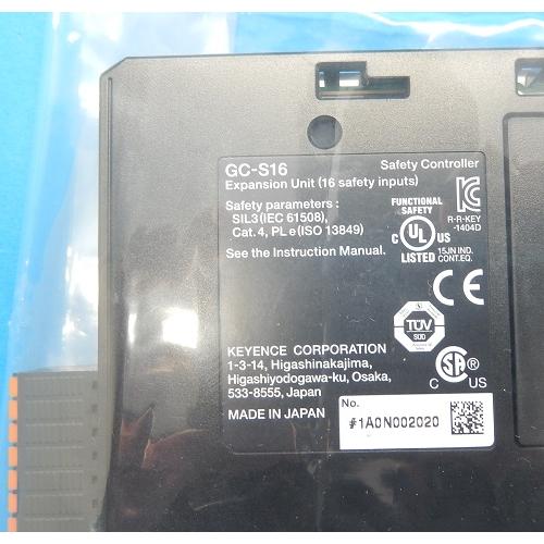 GC-S16 安全入力ユニット キーエンス 未使用品 : FA機器の GC-S16 安全入力ユニット キーエンス 未使用品 : FA機器の