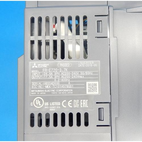 FR-E720-3.7K インバーター 三菱電機 ランクS中古品 : 20013-423-sn