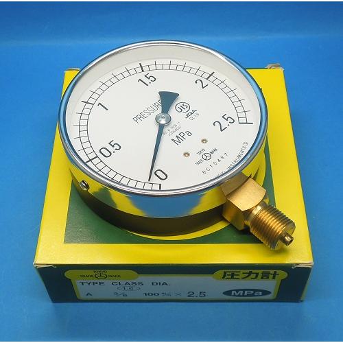 A3/8 100m/m×2.5(TP634) Φ100圧力計 山本計器製造 ランクS中古品 : FA 