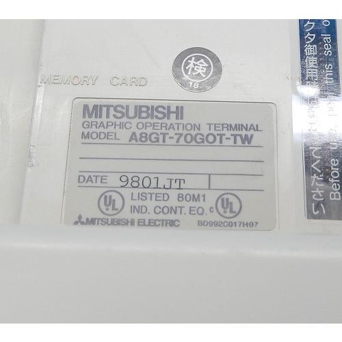 A8GT-70GOT-TW タッチパネルA870GOT 三菱電機 ランクB中古品 A8GT-70GOT-TW タッチパネルA870GOT 三菱電機 ランクB中古品