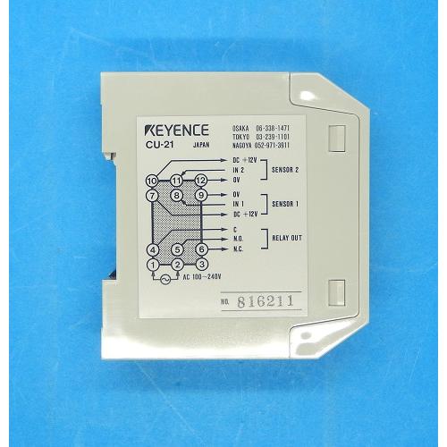 CU-21 センサコントロールユニット キーエンス ランクS中古品 CU-21 センサコントロールユニット キーエンス ランクS中古品