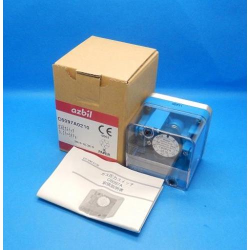 azbil ガス圧力スイッチ　C6097A0210 C6097A0210 ガス圧力スイッチ azbil 未使用品 : FA機器のワイデン