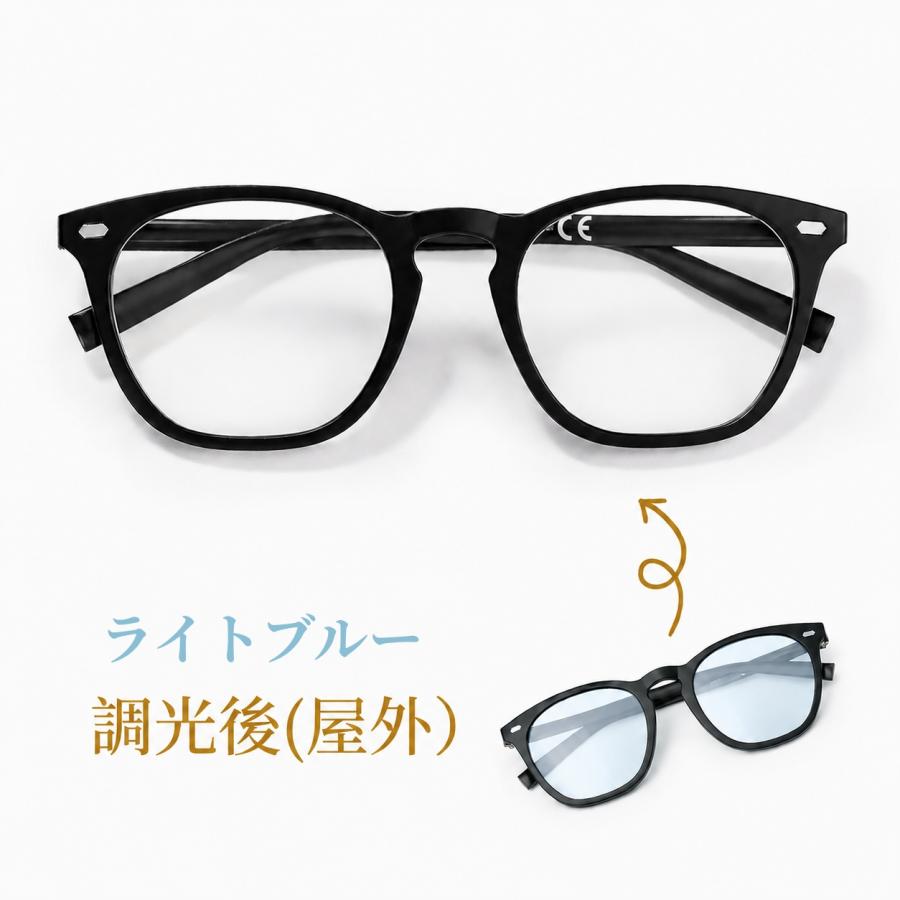 【処分セール】PLAGLA ブルーライトカットメガネ 2本セット iFala ブルーライトカットメガネ【調光レンズ・国内検査機関試験済