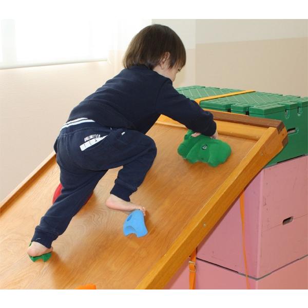 木製ボルダリングボードセット 家庭練習 室内用 運動遊具 ジム 園児用