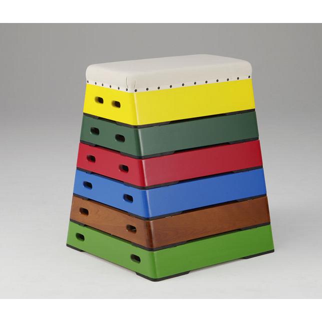 跳び箱　6段　美品 KaRaDa Style 跳び箱 ソフト 飛び箱 とび箱 ジョイント式 とびばこ