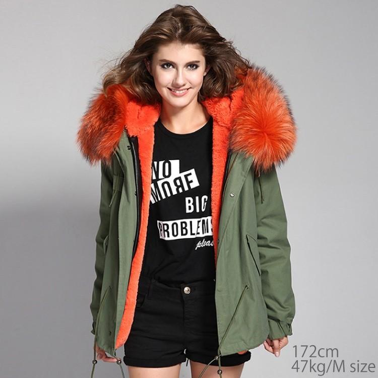 送料無料 6color モッズコート レディース リアルファー カラフル ボリューム カーキ ライナー ファー付き フード カジュアル 防寒 Clc 0001 Clc 0001 Non Rubbish 通販 Yahoo ショッピング