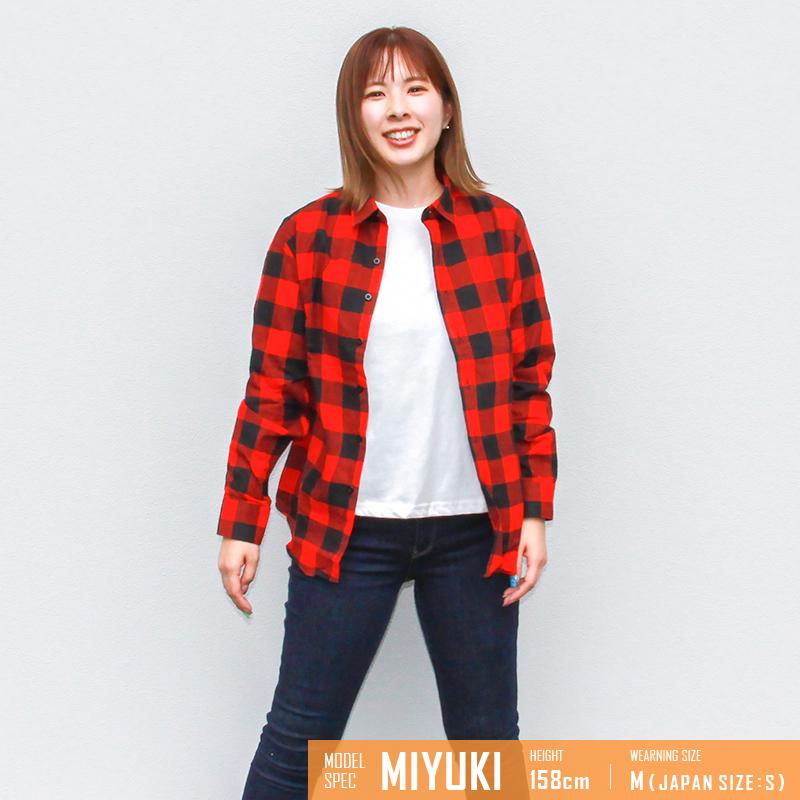 長袖 チェック シャツ メンズ レディース カジュアル ボタンシャツ 長袖シャツ 大きいサイズ ユニセックス 柄 綿 トップス【meru】 | ブランド登録なし | 14