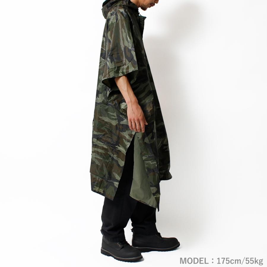 STAMPD NUBIAN迷彩柄 ナイロン製 ロングレインコート
