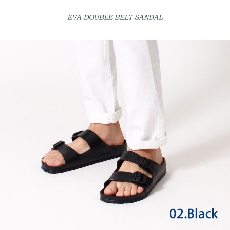 洗えるEVA素材】 サンダル メンズ EVA ホワイト ブラック 白 黒