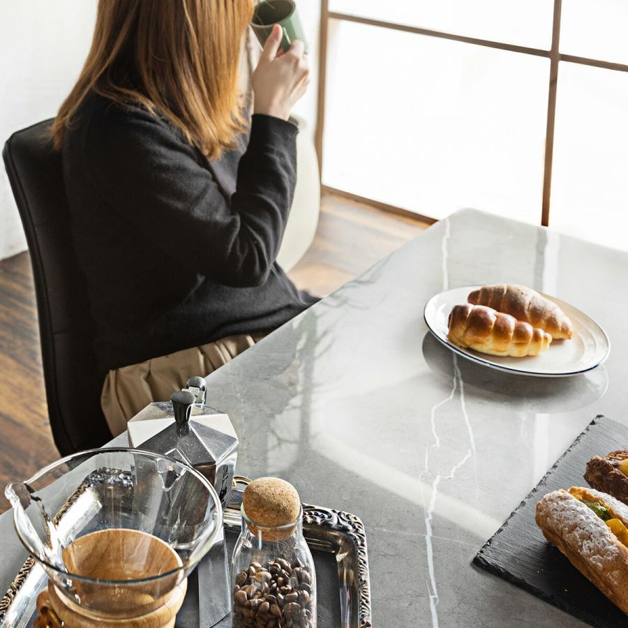 大理石調 セラミック ダイニングセット ダイニング 5点セット 食卓 4人  
