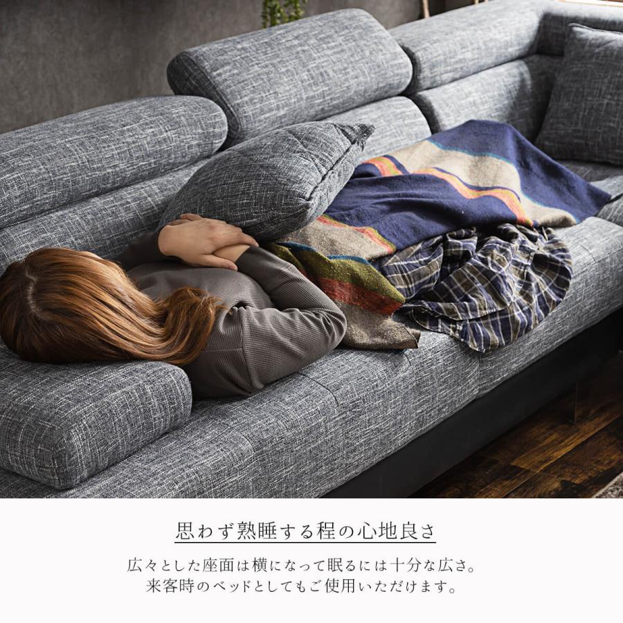 ソファ  カウチソファ L字 カウチ コーナー 北欧 おしゃれ おすすめ ファブリック ソファ 三人掛け リビングソファー L型 脚 ローバック ソファセット |  | 11