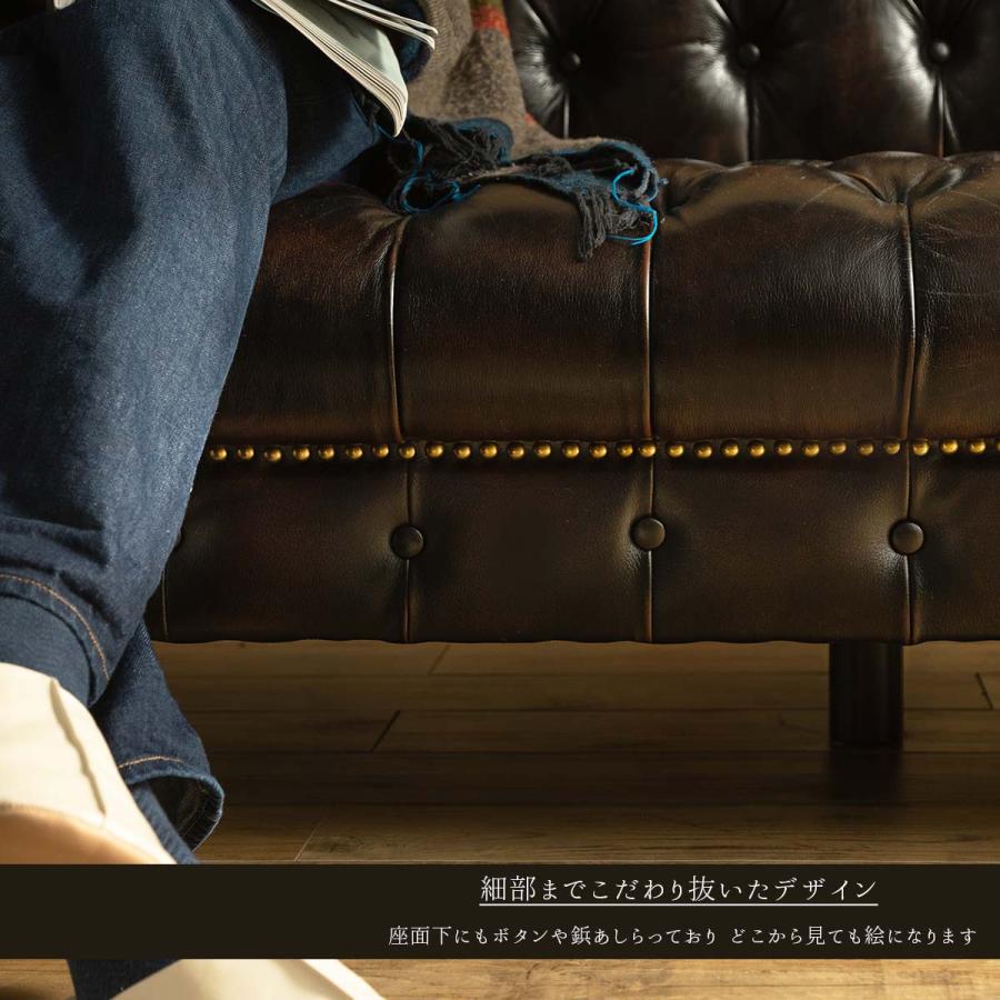 ソファー ソファ 三人掛け 本革 レザー 革 総革 北欧 UK 英国