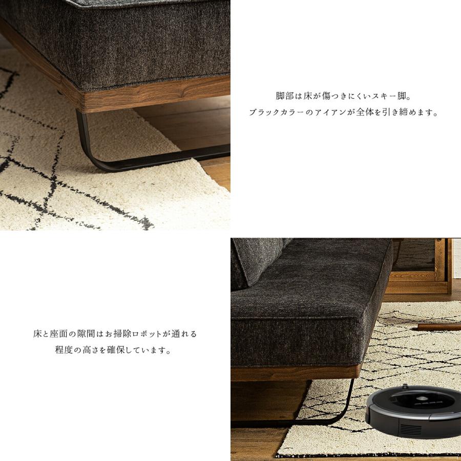 ソファ リビング ダイニング カウチ コーナー 北欧 おしゃれ おすすめ ファブリック  L型 脚 ローバック ソファセット 三人掛け |  | 07