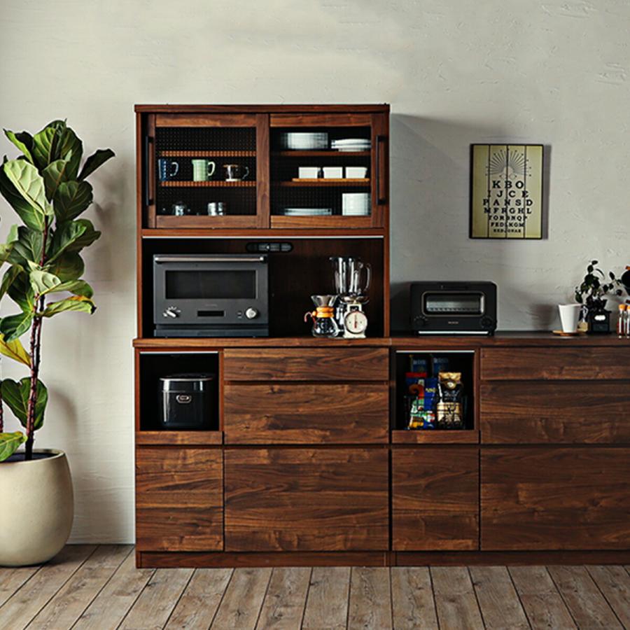 食器棚 100幅 収納 キッチンワゴン キッチンボード おしゃれ 日本製