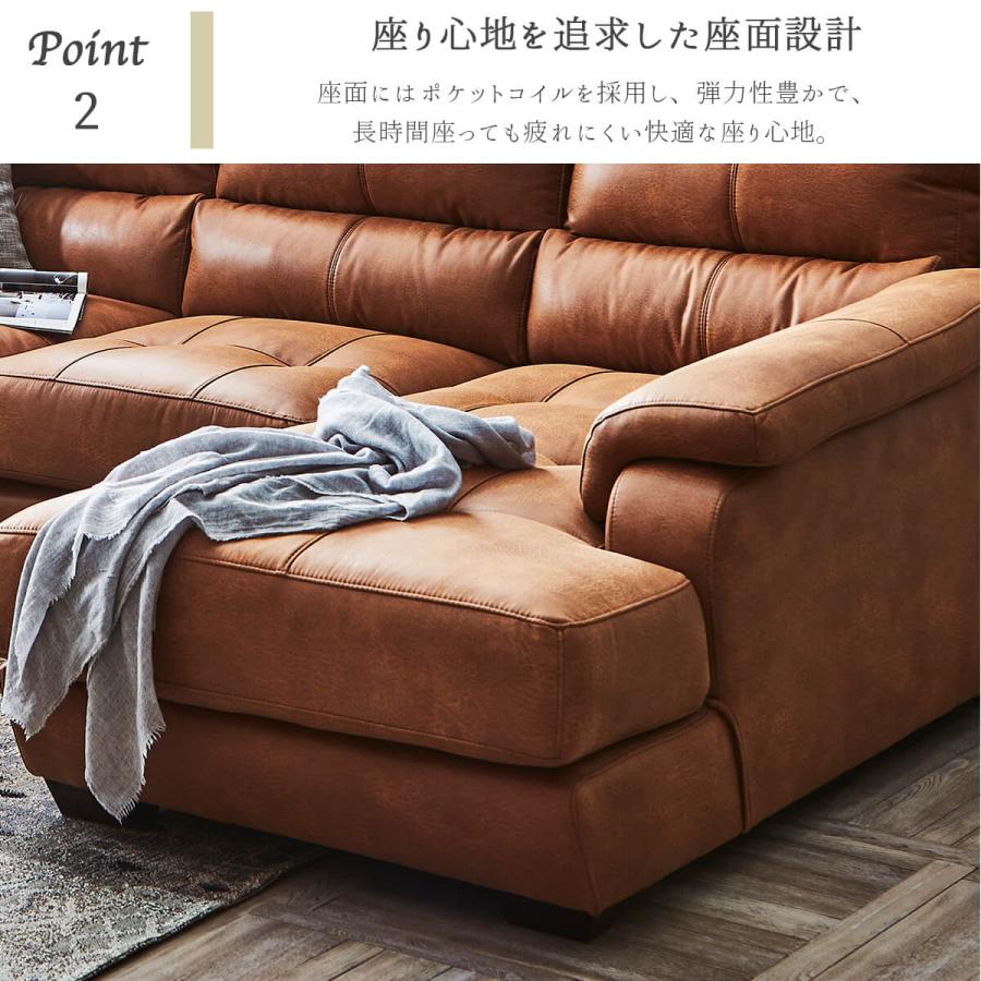 限定素材を使用 カウチ ソファー ファブリック L字 コーナーソファ カウチソファ シェーズロングソファ_ 北欧 おしゃれ おすすめ 三人掛け ソファ リビング 【GMS2579550499】(90720円)