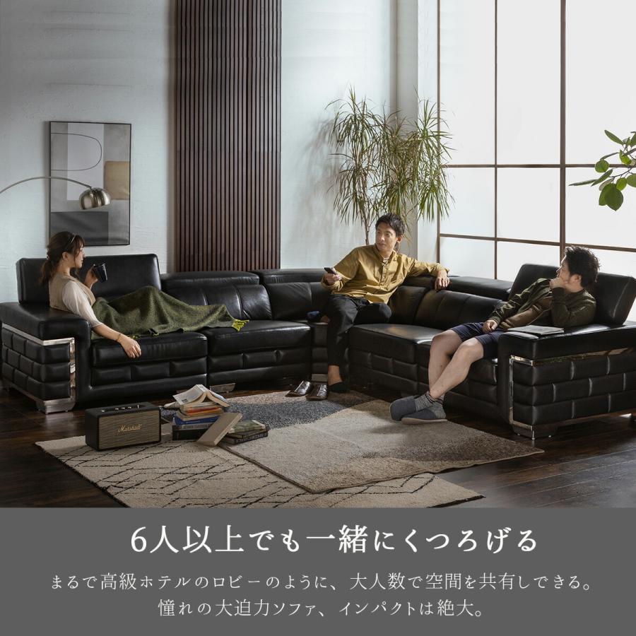 ソファー コーナーソファ カウチソファ ソファ 本革 レザー イタリア