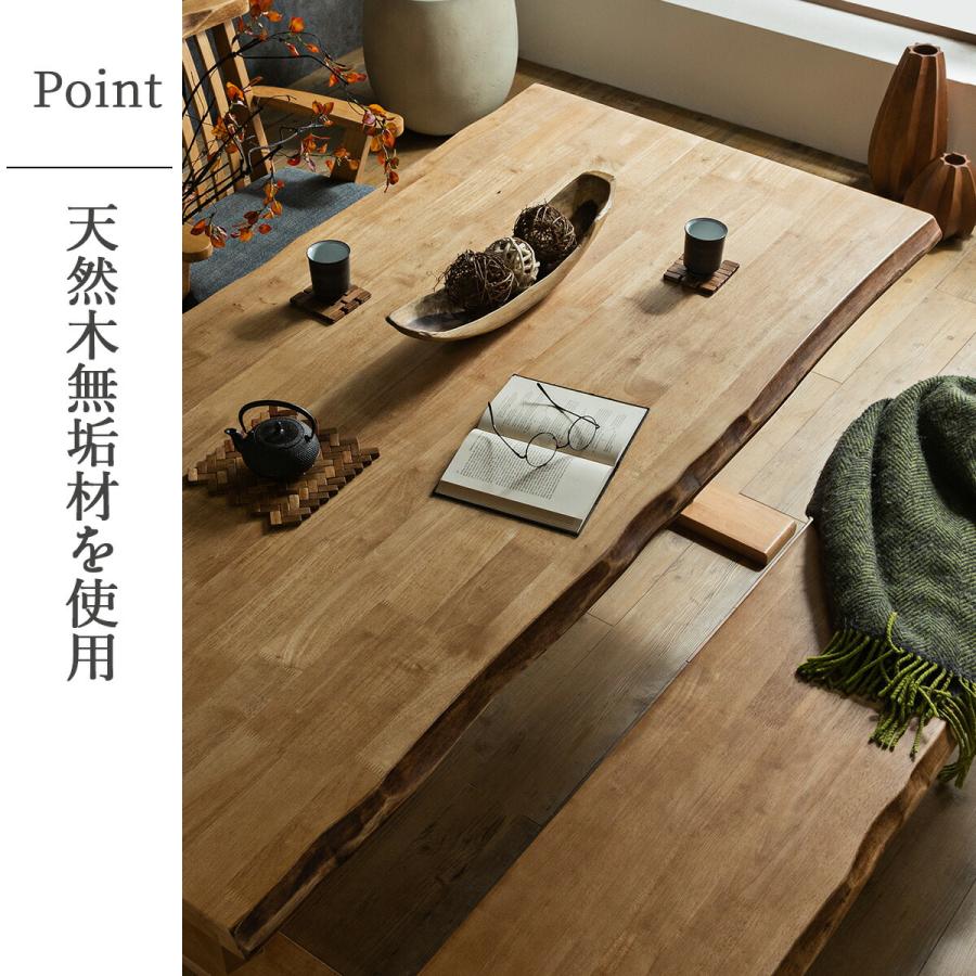 ダイニングセット ダイニングテーブル 食卓 木目 北欧 日本 おしゃれ おすすめ  ダイニングチェア 天然木 6点セット シンプル 無垢 ナチュラル |  | 03