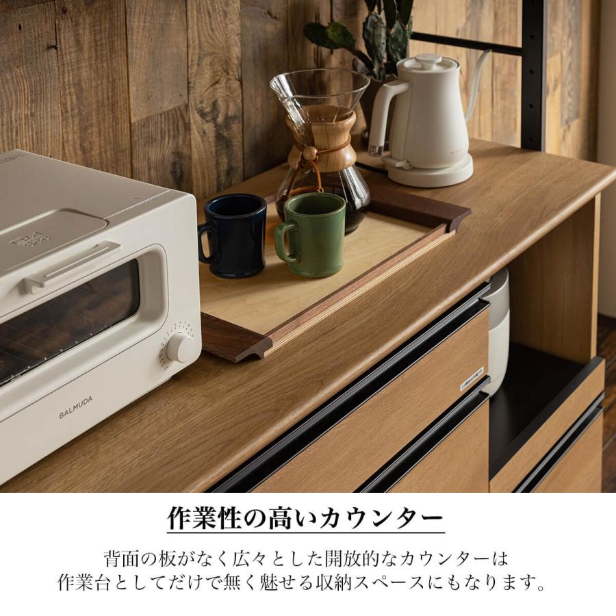 ダイニングボード カウンター 開梱設置付き　おしゃれ おすすめ 完成品 日本製 キッチン収納棚 レンジ台 引き出し コンセント付き 隙間収納 国産 |  | 06