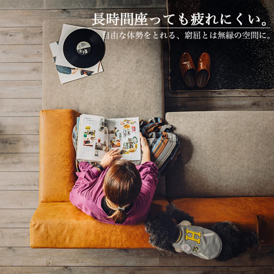 ソファー カウチソファ カウチ 組み合わせソファ 猫の 爪 に強い 犬 ペット ファブリックレザー 家族 リビング 韓国 ホワイト　ブルー |  | 14